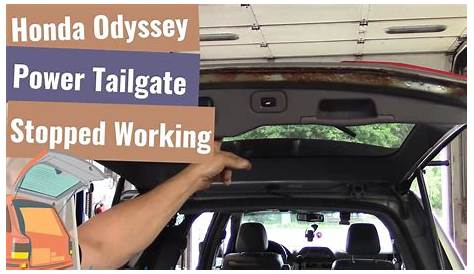 2018 Honda Odyssey Tailgate Wont Opencontribution Power Issue Youtube