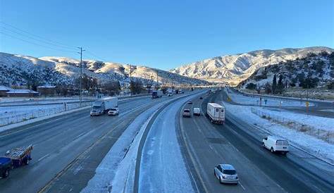 Снег Caltrans Snow закрывает 5-ю автостраду из-за короткой зимней погоды