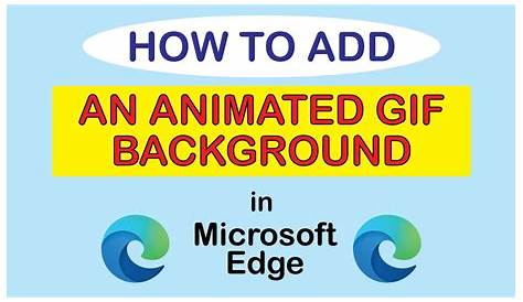 Microsoft Edge Animated Themes