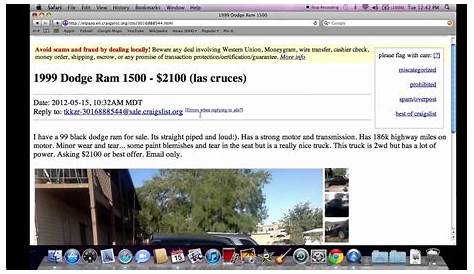 В Техасе El Paso Texas использовал автомобили, Ford и Dodge Trucks