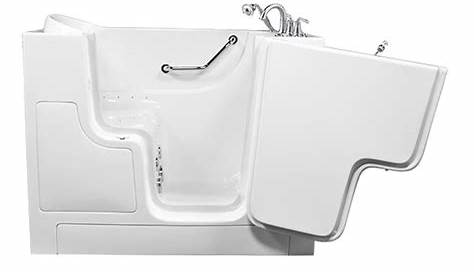 Прогулка в ванне душевой кабины по американскому стандарту 30 W X 52 L Белый гелкоат стекловолокно