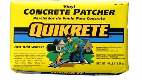 Lowes Vinyl Cement Quikrete Concrete 40lb Concrete Patch In The Concrete & Mortar (недоступная ссылка — история).