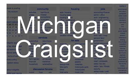Www Craigslist Com Мичиган Детройт Города, исследующие яркую рыночную площадку
