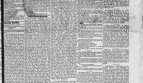 Lancaster Gazette Obits 1828 4