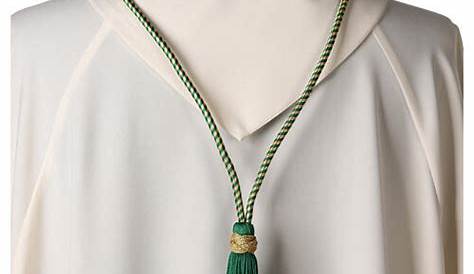 Meaning Of Clergy Cord Colors Sznur Strój Biskupa Węzeł Salomona Kolor Zielony Miętowy I Złoty