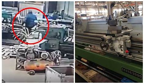 Lathe Accidents Video Carousel Accidente Fatal Con Un Carrusel Torno Anotación Sello
