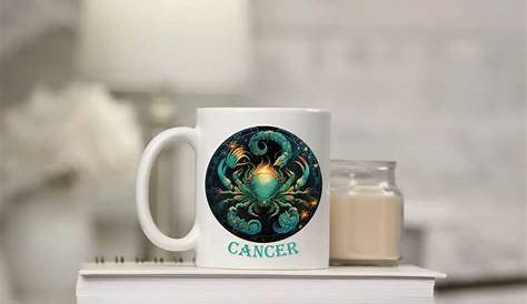 Horoscope Cafe Cancer Une Tasse De Café Signe Astrologique De Tasse Etsy