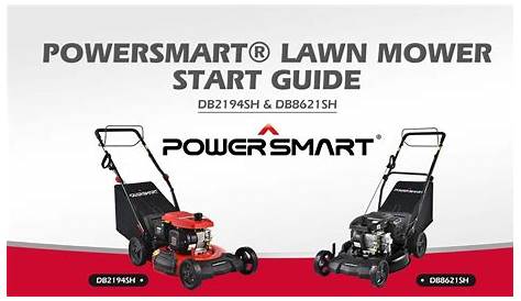 Db8621sh Как запустить Powersmart Db2194sh и газонокосилку Youtube