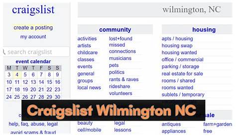 Craigslistvt Изучение преимуществ и особенностей Craigslist Wilmington Nc