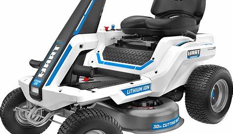 Hart Lawnmower Battery Powered 30inch Riding Lawn Mower Обзор