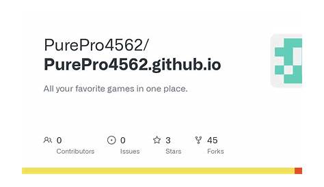 Purepro Github 4561 Игры