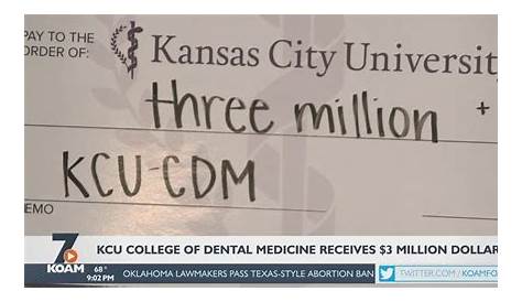 Kcu Secondaries Sdn Joplin College of Dental Medicine получит 3 миллиона чеков