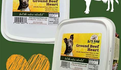 Bjs Ground Beef Hearts Bj’s Raw Pet Food (англ.) (недоступная ссылка).