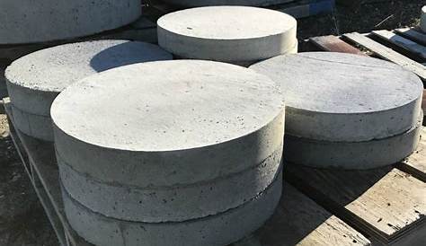 24-дюймовый круглый бетон формирует Pads Fairbanks Materials Inc Fmi