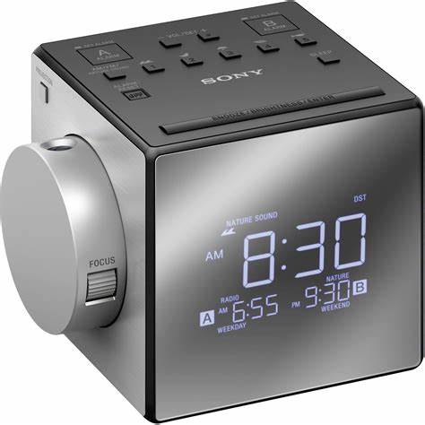 Sony Am Fm Alarm Clock Radio Icfc1pj с проекцией времени Icfc1pj B&h
