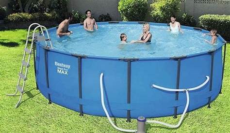 Бассейны Lowes для продажи Bestway 15ft X 15ft X 48in Round Aboveground Pool In The Above
