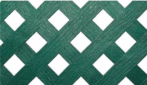 4×8 Lattice Lowes Barrette Privacy Forest Green At