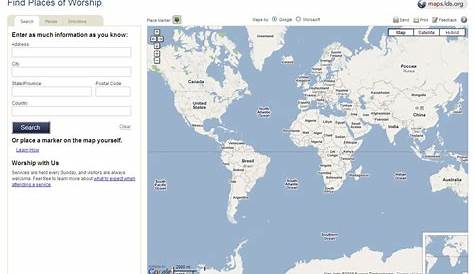 В этом материале: Meetinghouse Locator Lds Rainbow Vista Ward Maps Map The Church