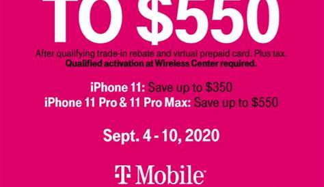 Tmobile Rebate Trackingindex2 Costco 350550 на iPhone 11 11pro 11promax