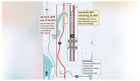I 5 Closure Seattle This Weekend Social Post Подробное обновление Wsdot Advses «No Dscretonary Travel»