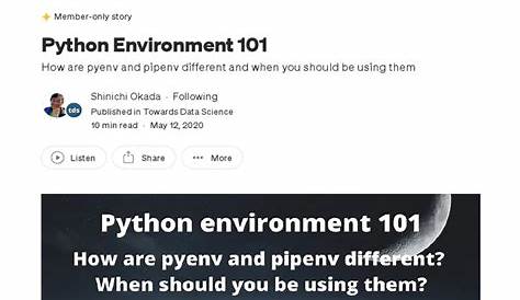 Pyenv удалит среду 101 Virtualenv Python, чем отличается и чем отличается Pipenv