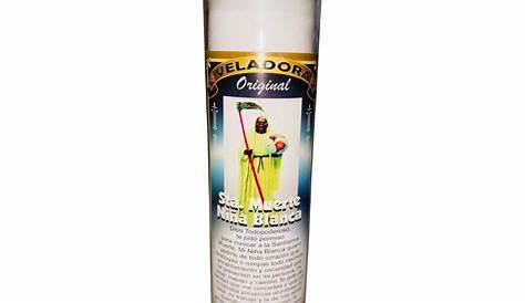 Red Santa Muerte Candle La Niña Blanca Etsy