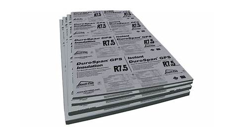 R7 5 Жесткая изоляция Толщина Durospan® Gps Plastifab Eps Продуктовые решения