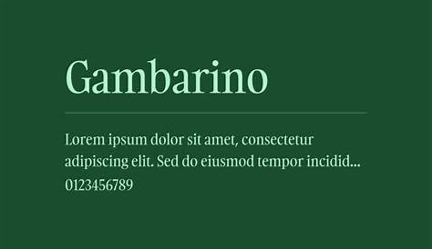 Gambarino Font Théo Guillard