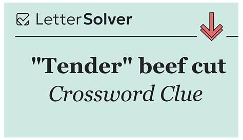 Оригинальное название: Tender Cut of Beef Crossword Clue: Your Ultimate Guide to Solving It!