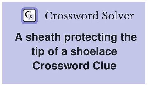 Оригинальное название: The Shoelace Tip Crossword Clue