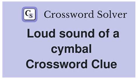 Оригинальное название: The Loud Sound of a Cymbal: The Answer to Your Crossword Clue