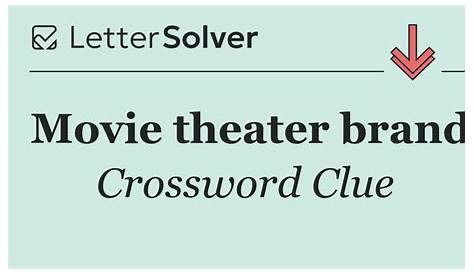 Оригинальное название: The Answer to the Movie Theater Eponym Crossword Clue