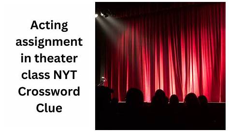 Разблокировка тайны за спиной театра Кроссворд Клю