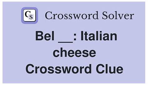 Оригинальное название: The Bel ___ Cheese Crossword Clue