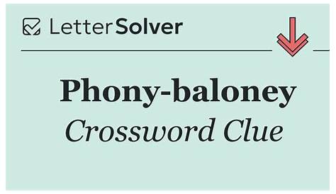 5-буквенный ответ для кроссворда Baloney