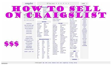 Craigslist для De Как продавать на полном шаг за шагом Youtube