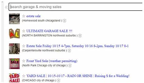 Craigslist Pensacola Florida Garage Sales Sale Headline Примеры 700 образцов