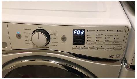 F03e01 Whirlpool Washer Duet Wfw95hedw0 Коды E01 F03 Youtube