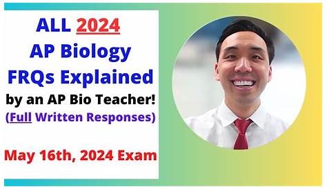 2024 Ap Bio Frq Полное объяснение логической версии