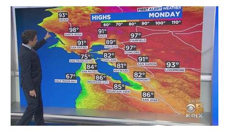 Kpix Weather First Alert Forecast из 5-ти новостных центров Сан-Франциско
