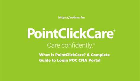 Pointclickcare Poc Cna Официальный гид 2024 Точка ухода