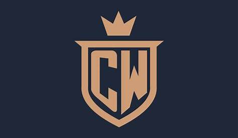 Cw Logopediapittube Monogram Начальный логотип с вектором щита и короны 11649539