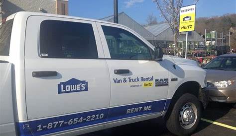 Прокат грузовика Lowe’s Hertz в магазинах Lowe’s!