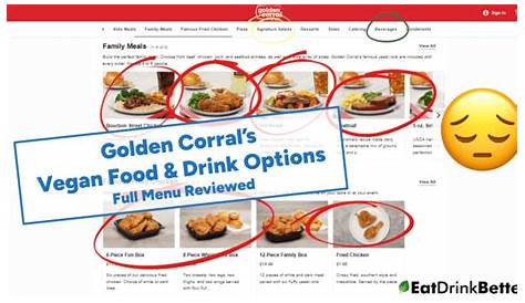 Веганские варианты Golden Corral в обновленном руководстве