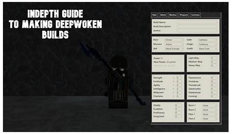 Deepwoken Stat Builder — подробное руководство на Youtube