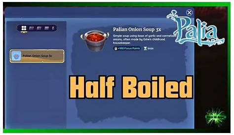 Полуваренный Palia Quest Guide N Onion Soup Recipe Techraptor
