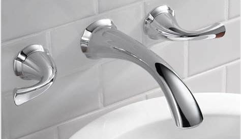 Bathtub Faucet установил Lowes Moen Kingsley Chrome Wall Mount