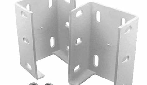 Алюминиевые заборы Аппаратные части Freedom Preassembled 2pack Белые металлические кронштейны