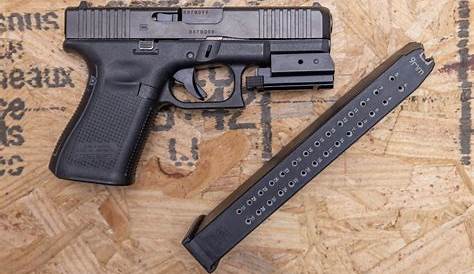 Glock Police торгует Inpittube Channel 19 Gen5 9mm в пистолете с расширенным магнитом и лазером