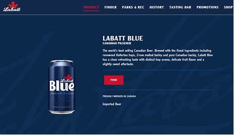Labatt Usa Com откажется от синего